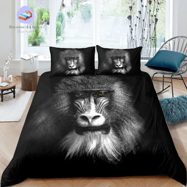 Housse de Couette Singe Mandrill